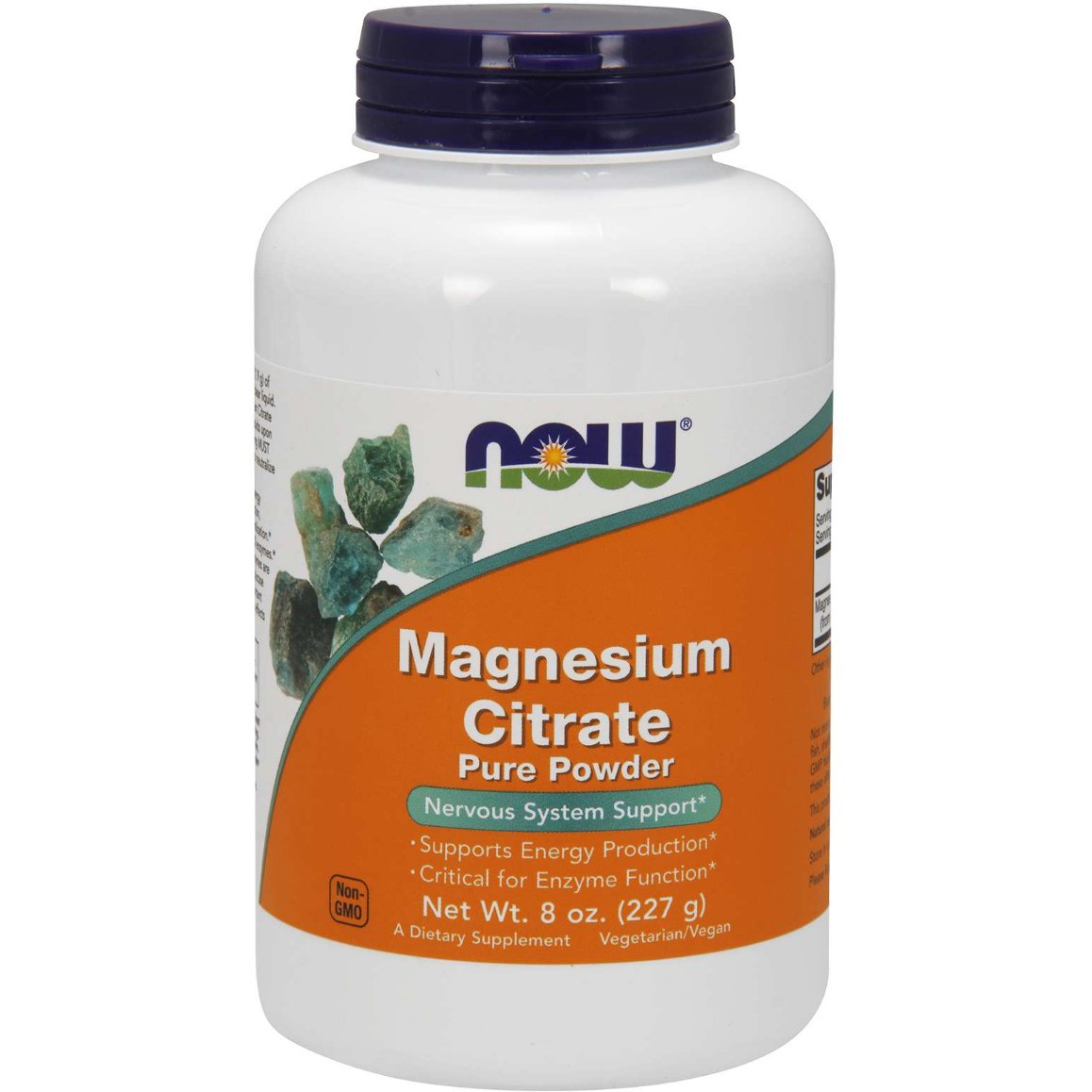 Magnez NOW Foods Magnesium Citrate Pure Powder 227 g - Sklep Witaminki.pl