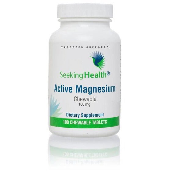 Seeking Health Active Magnesium 100mg (Cherry) 100 chewable tablets Magnez - Sklep Witaminki.pl