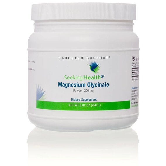 Seeking Health Magnesium Glycinate 200mg 250 g Magnez - Sklep Witaminki.pl