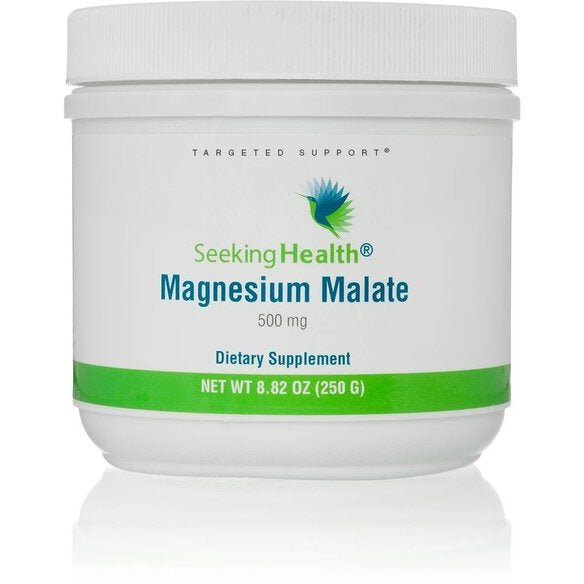 Seeking Health Magnesium Malate 500mg 250 g Magnez - Sklep Witaminki.pl