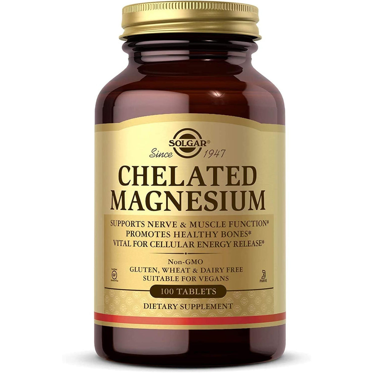 Solgar Chelated Magnesium 100 tabs Magnez - Sklep Witaminki.pl