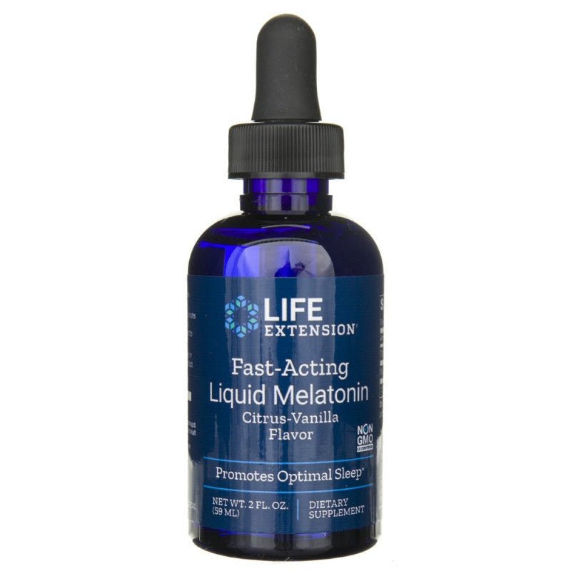 Life Extension Fast - Acting Liquid Melatonin 59 ml Melatonina - Sklep Witaminki.pl