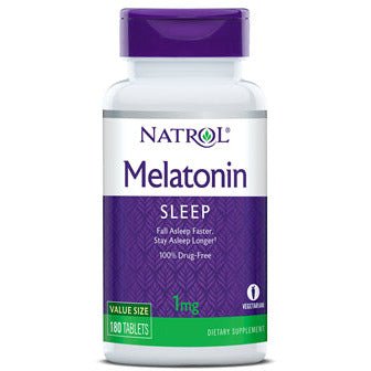 Natrol Melatonin 1 mg 180 tabs Melatonina - Sklep Witaminki.pl