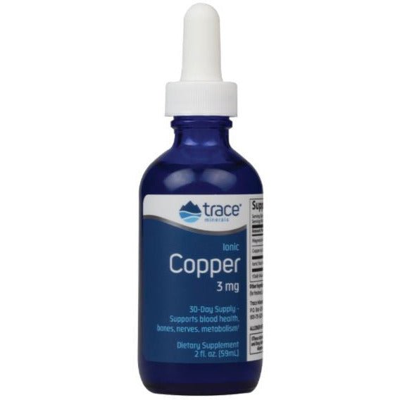 Trace Minerals Ionic Copper 3mg 59 ml Miedź - Sklep Witaminki.pl