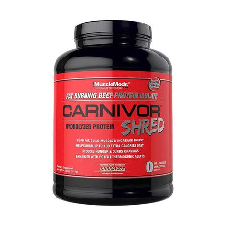 MuscleMeds Carnivor Shred Chocolate 1977 g - Sklep Witaminki.pl