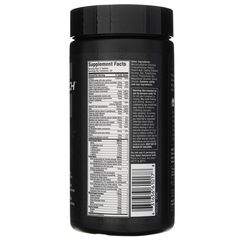 MuscleTech MuscleTech Platinum Multivitamin 90 caps Kompleks witamin uniwersalny - Sklep Witaminki.pl