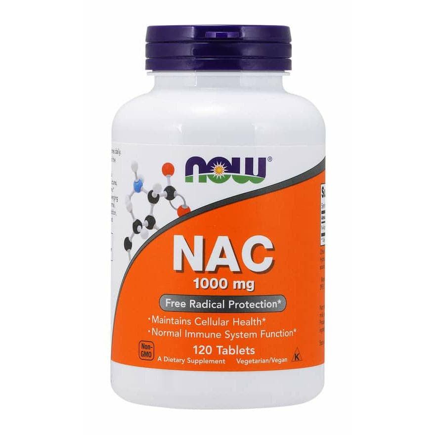 NOW Foods NAC 1000 mg 120 tabs NAC - Sklep Witaminki.pl