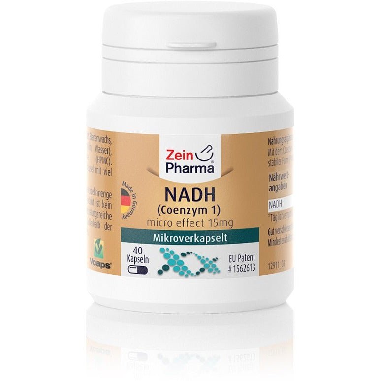 NADH Zein Pharma NADH Coenzyme 1 15mg 40 caps - Sklep Witaminki.pl