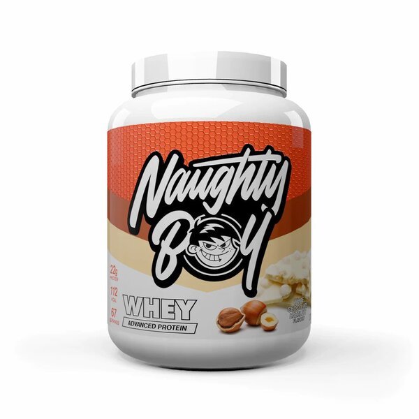Naughty Boy Advanced Whey 2010 g White Chocolate Hazelnut - Sklep Witaminki.pl