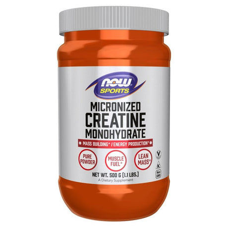 NOW Foods Micronized Creatine Monohydrate 500 g - Sklep Witaminki.pl