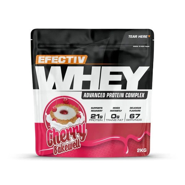 Efectiv Nutrition Whey Protein Cherry Bakewell 2000 g Odżywka Białkowa - Sklep Witaminki.pl