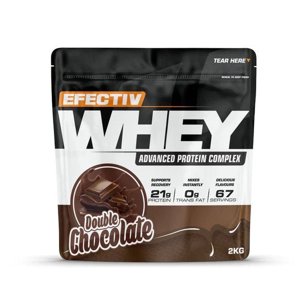 Efectiv Nutrition Whey Protein Double Chocolate 2000 g Odżywka Białkowa - Sklep Witaminki.pl