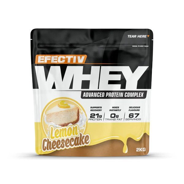 Efectiv Nutrition Whey Protein Lemon Cheesecake 2000 g Odżywka Białkowa - Sklep Witaminki.pl