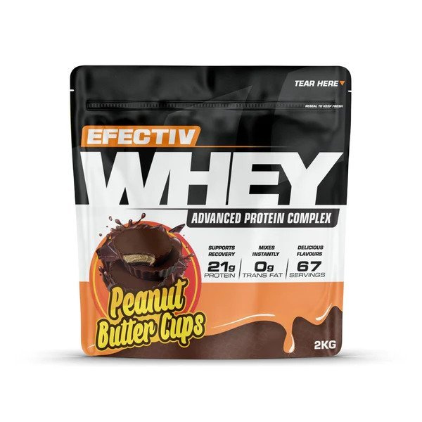 Efectiv Nutrition Whey Protein Peanut Butter Cups 2000 g Odżywka Białkowa - Sklep Witaminki.pl