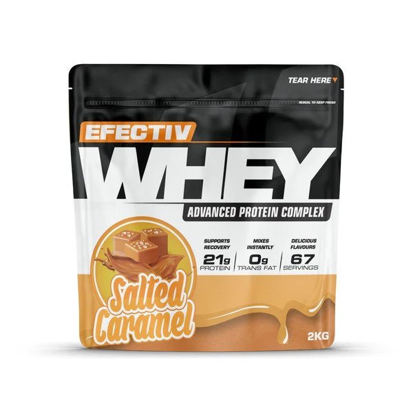 Efectiv Nutrition Whey Protein Salted Caramel 2000 g Odżywka Białkowa - Sklep Witaminki.pl