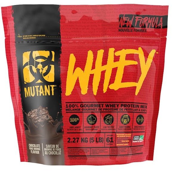 Odżywka Białkowa Mutant Mutant Whey Chocolate Fudge Brownie 2270 g - Sklep Witaminki.pl
