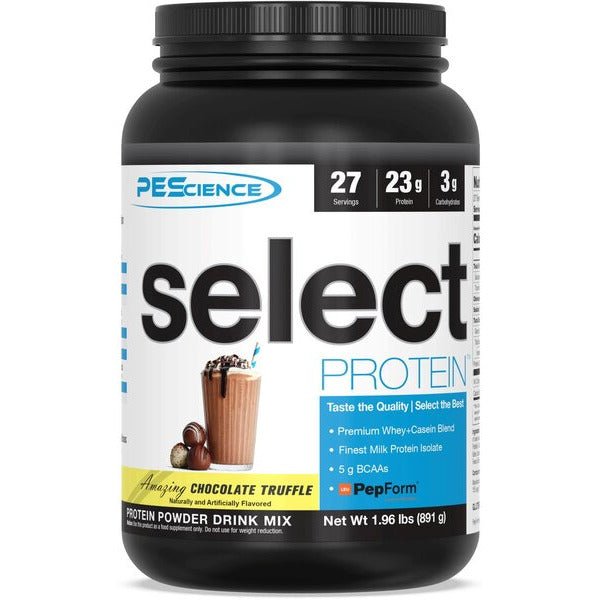 PEScience Select Protein Amazing Chocolate Truffle 891g Odżywka Białkowa - Sklep Witaminki.pl