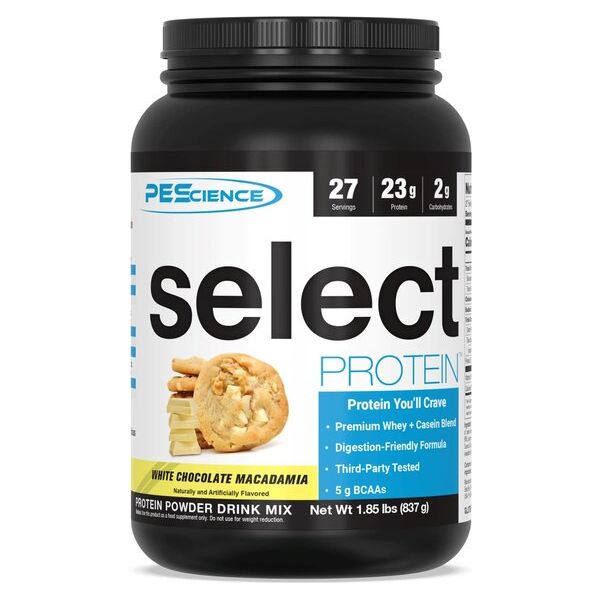 PEScience Select Protein White Chocolate Macadamia 837 g Odżywka Białkowa - Sklep Witaminki.pl