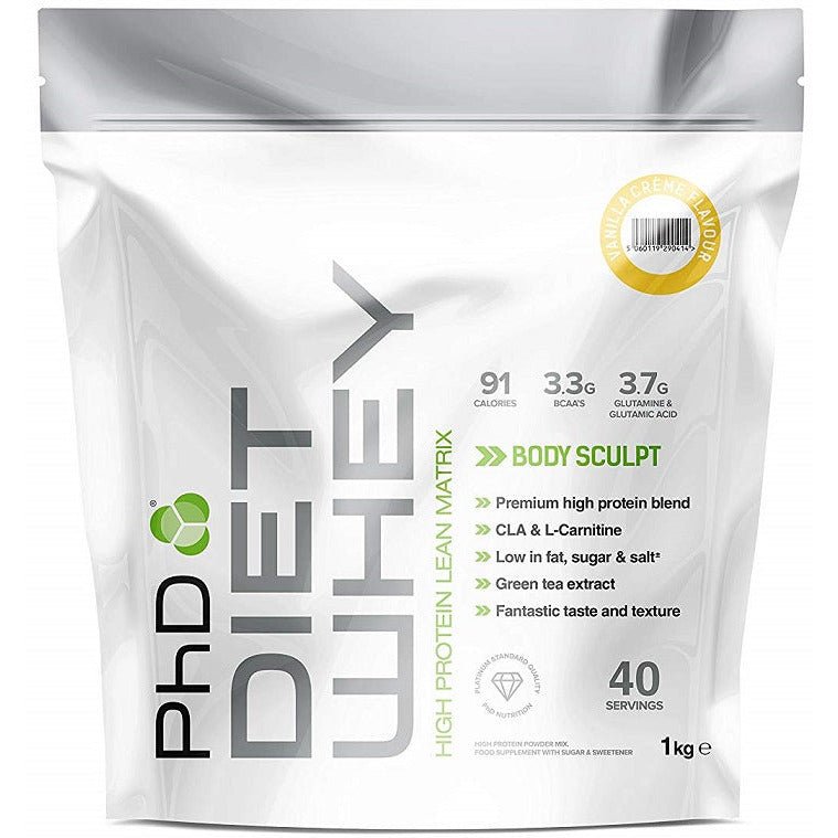 PhD Diet Whey Banana 1000 g Odżywka Białkowa - Sklep Witaminki.pl