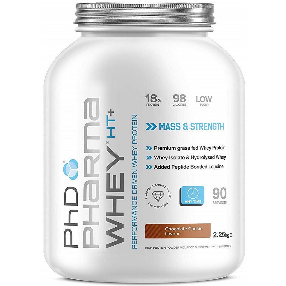 PhD Pharma Whey HT+ Chocolate Cookie 2250 g Odżywka Białkowa - Sklep Witaminki.pl