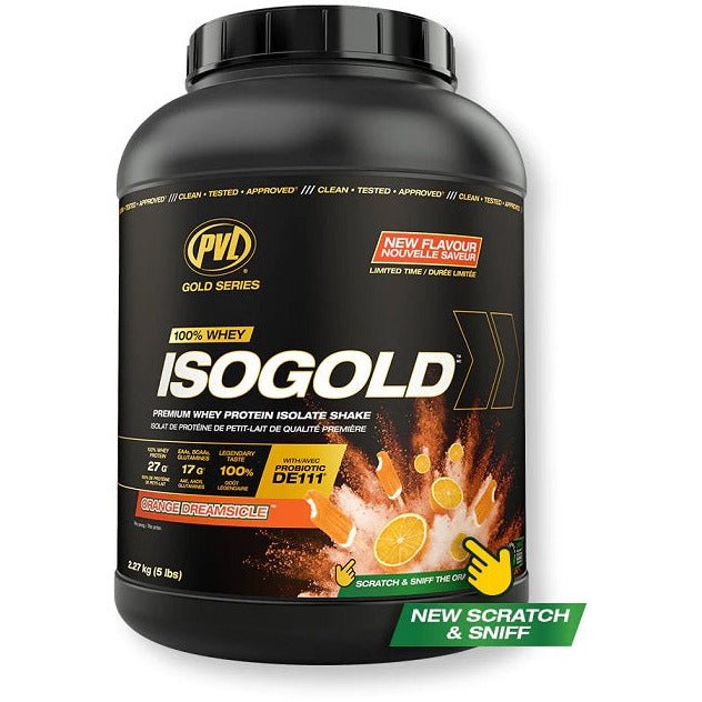 PVL Pure Vita Labs Gold Series IsoGold Orange Dreamsicle 2270g Odżywka Białkowa - Sklep Witaminki.pl