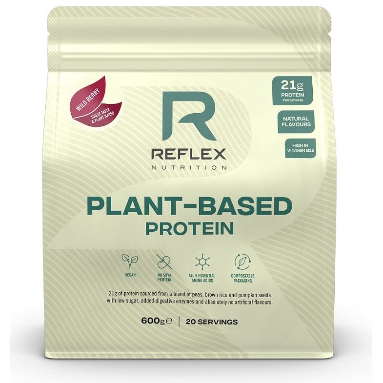 Reflex Nutrition Plant Based Protein Wild Berry 600 g Odżywka Białkowa - Sklep Witaminki.pl