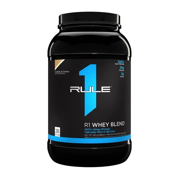 Odżywka Białkowa Rule One R1 Whey Blend Cookies & Creme 884 g - Sklep Witaminki.pl