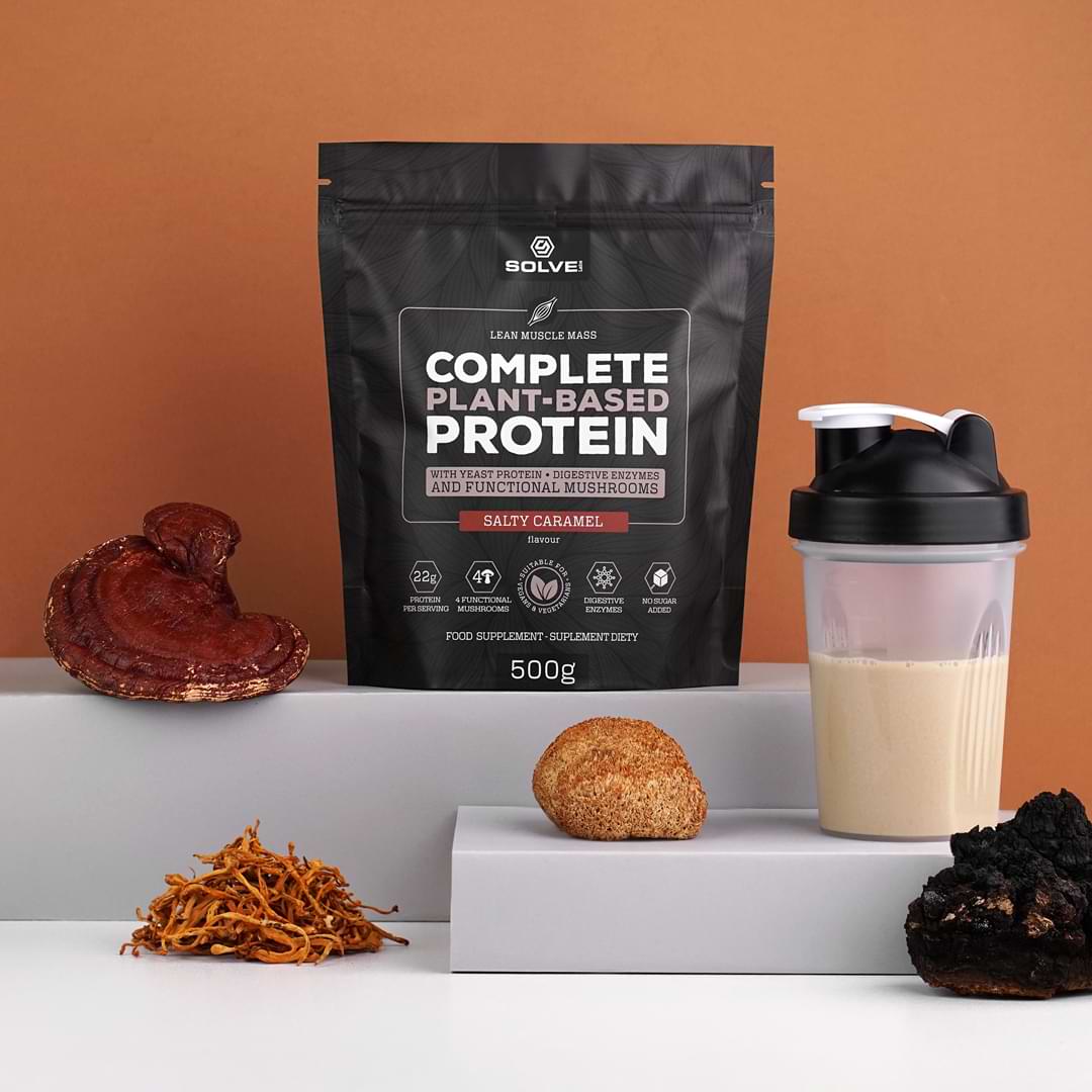 Solve Labs Complete Plant - Based Protein 500 g Dynia Odżywka Białkowa - Sklep Witaminki.pl