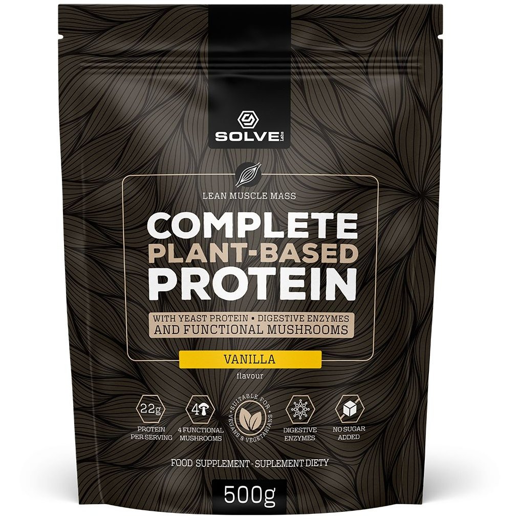Solve Labs Complete Plant - Based Protein 500 g Vanilia Odżywka Białkowa - Sklep Witaminki.pl