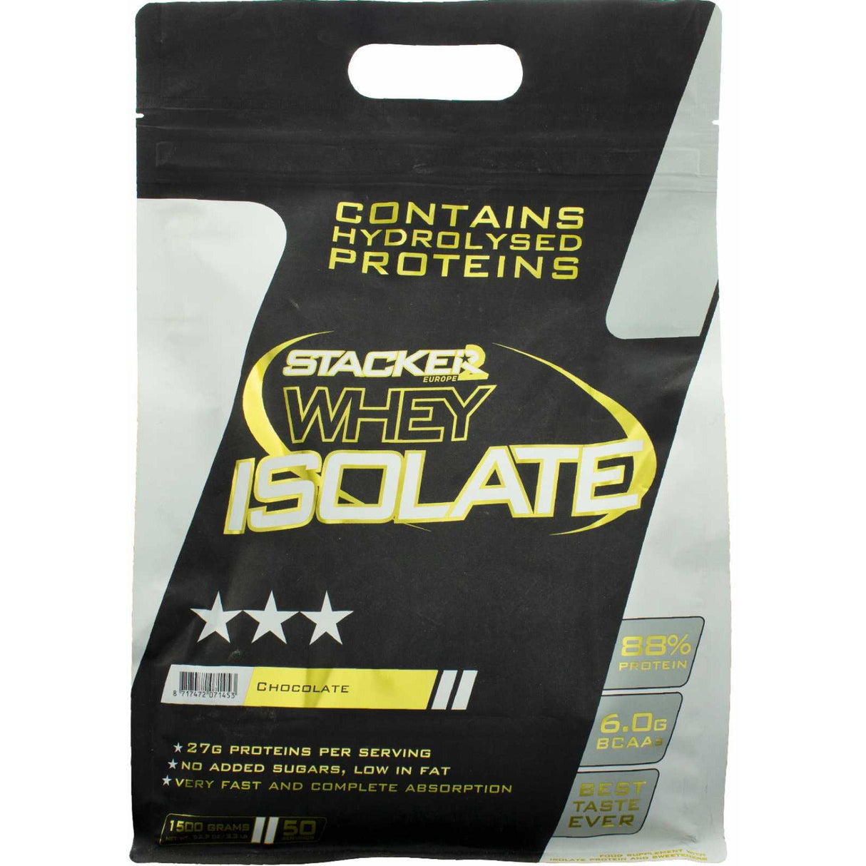 Odżywka Białkowa Stacker2 Whey Isolate Vanilla 1500 g - Sklep Witaminki.pl