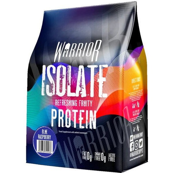 Warrior Isolate Refreshing Fruity Protein Blue Raspberry 500 g Odżywka Białkowa - Sklep Witaminki.pl