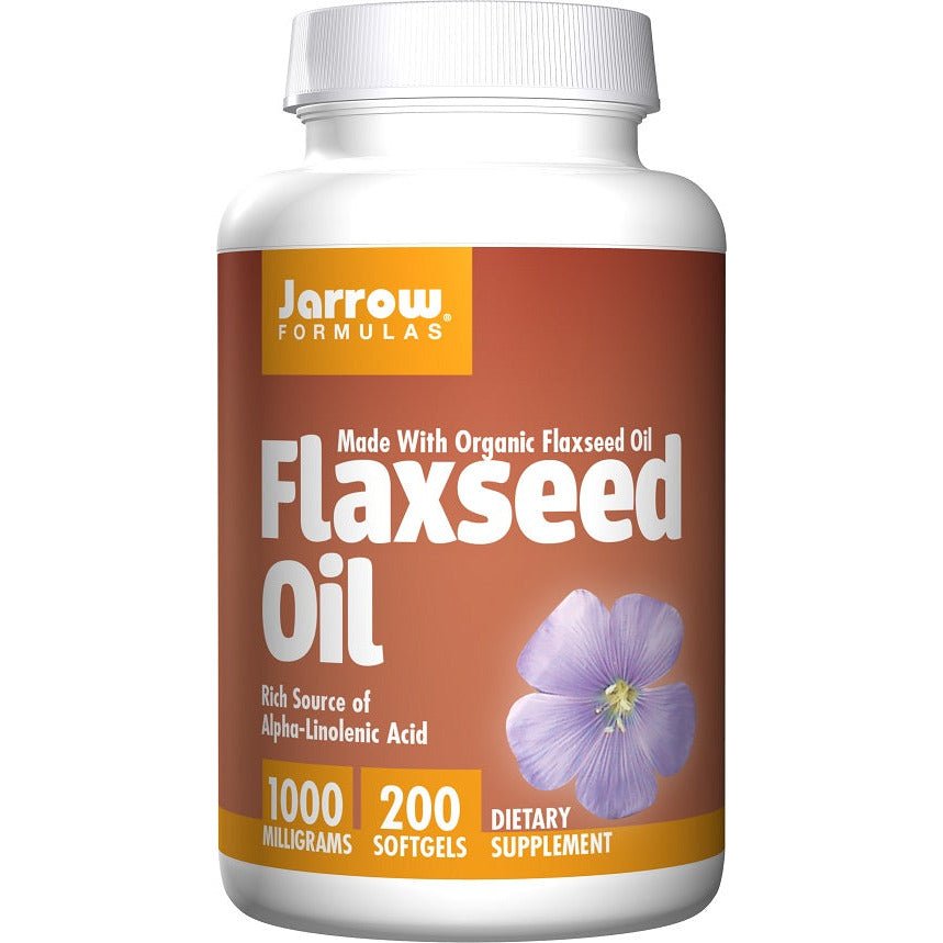Jarrow Formulas Flaxseed Oil 200 softgels Olej Lniany - Sklep Witaminki.pl