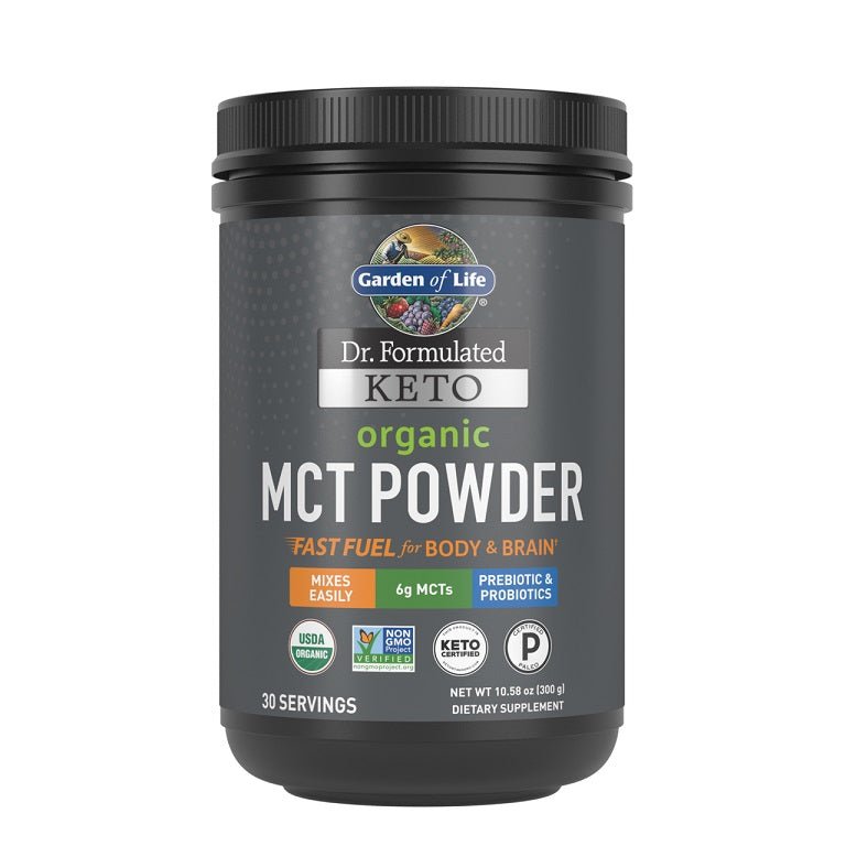 Garden of Life Dr Formulated Keto Organic MCT Powder 300 g Olej MCT - Sklep Witaminki.pl