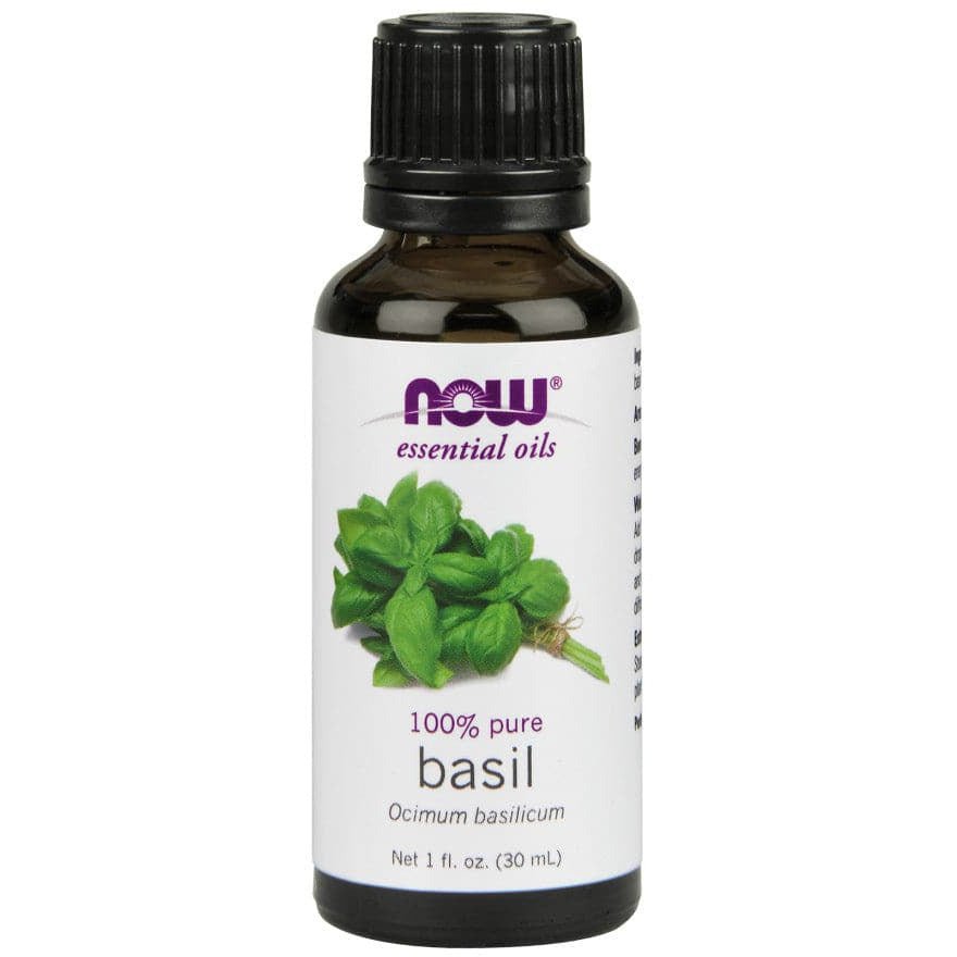 NOW Essential Oils Essential Oil Basil Oil 30 ml Olejek eteryczny - Sklep Witaminki.pl