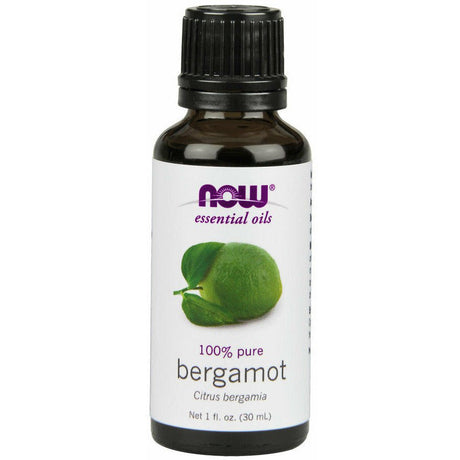Olejek eteryczny NOW Essential Oils Essential Oil Bergamot Oil 30 ml - Sklep Witaminki.pl