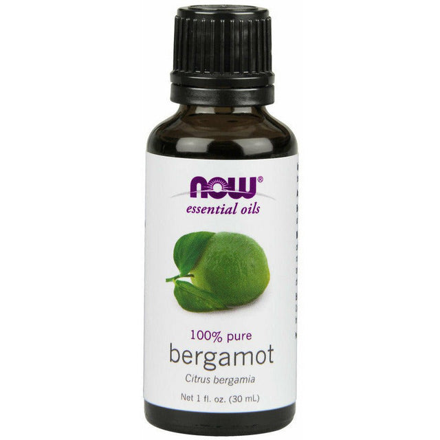 Olejek eteryczny NOW Essential Oils Essential Oil Bergamot Oil 30 ml - Sklep Witaminki.pl