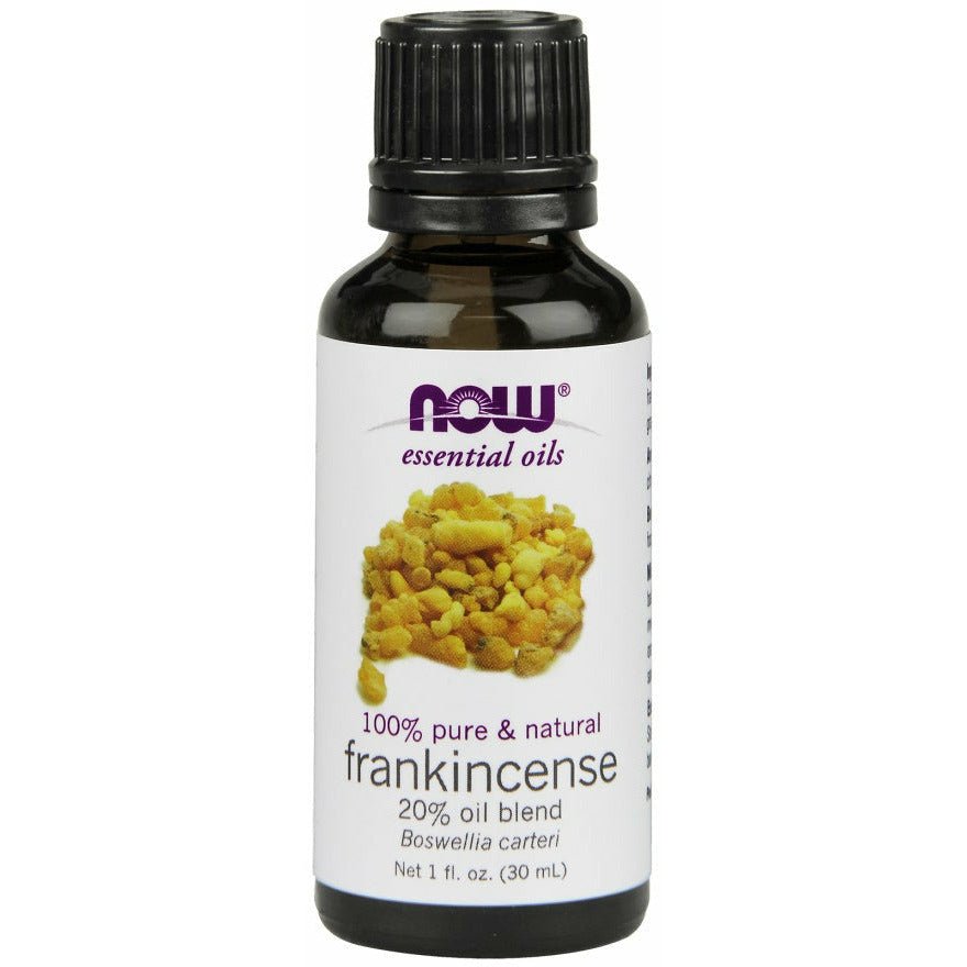Olejek eteryczny NOW Essential Oils Essential Oil Frankincense Oil 20% Oil Blend 30 ml - Sklep Witaminki.pl
