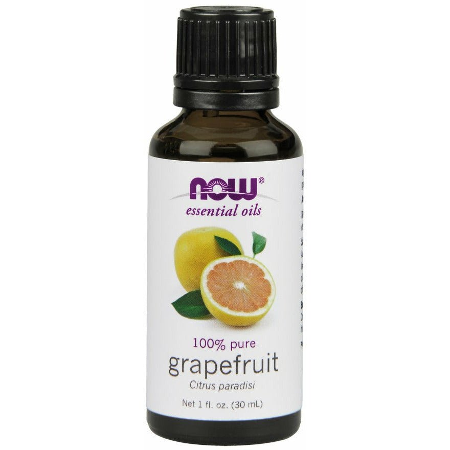 NOW Essential Oils Essential Oil Grapefruit Oil 30 ml Olejek eteryczny - Sklep Witaminki.pl