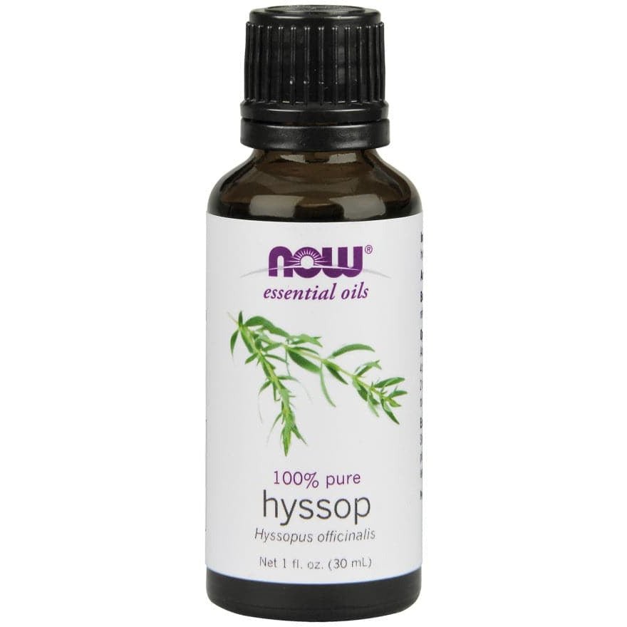 NOW Essential Oils Essential Oil Hyssop Oil 30 ml Olejek eteryczny - Sklep Witaminki.pl