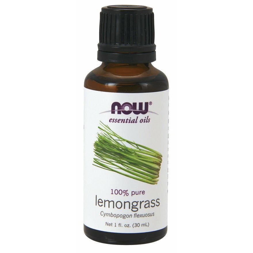 NOW Essential Oils Essential Oil Lemongrass Oil 30 ml Olejek eteryczny - Sklep Witaminki.pl