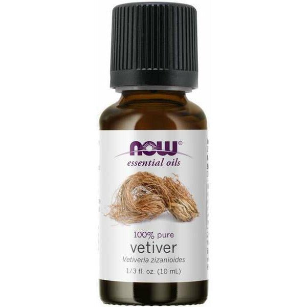 Olejek eteryczny NOW Essential Oils Essential Oil Vetiver Oil 10 ml - Sklep Witaminki.pl