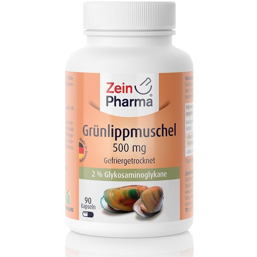 Zein Pharma Green Lipped Mussel 500mg 90 caps Omułek Zielonowargowy - Sklep Witaminki.pl
