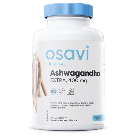 Osavi Ashwagandha Extra (Vital) 400mg 180 vcaps - Sklep Witaminki.pl