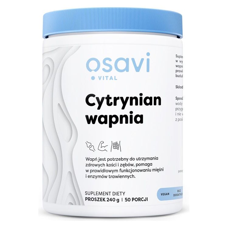 Osavi Cytrynian Wapnia 240 g - Sklep Witaminki.pl