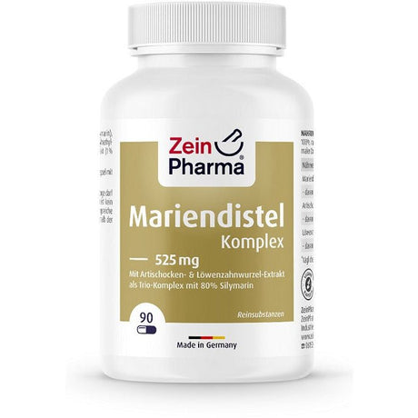 Ostropest Plamisty Zein Pharma Milk Thistle Complex 525mg 90 caps - Sklep Witaminki.pl