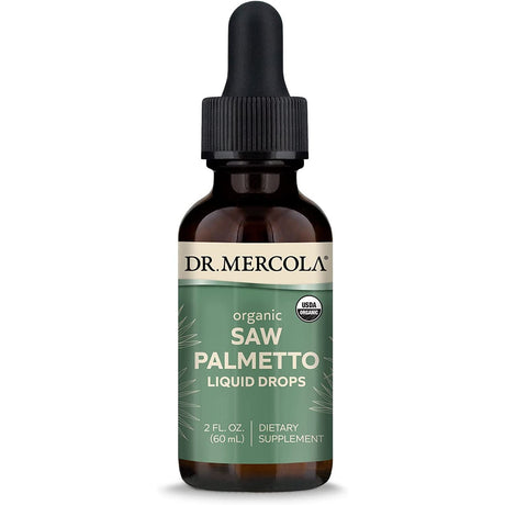 Palma Sabałowa Dr. Mercola Organic Saw Palmetto Liquid Drops 60 ml - Sklep Witaminki.pl