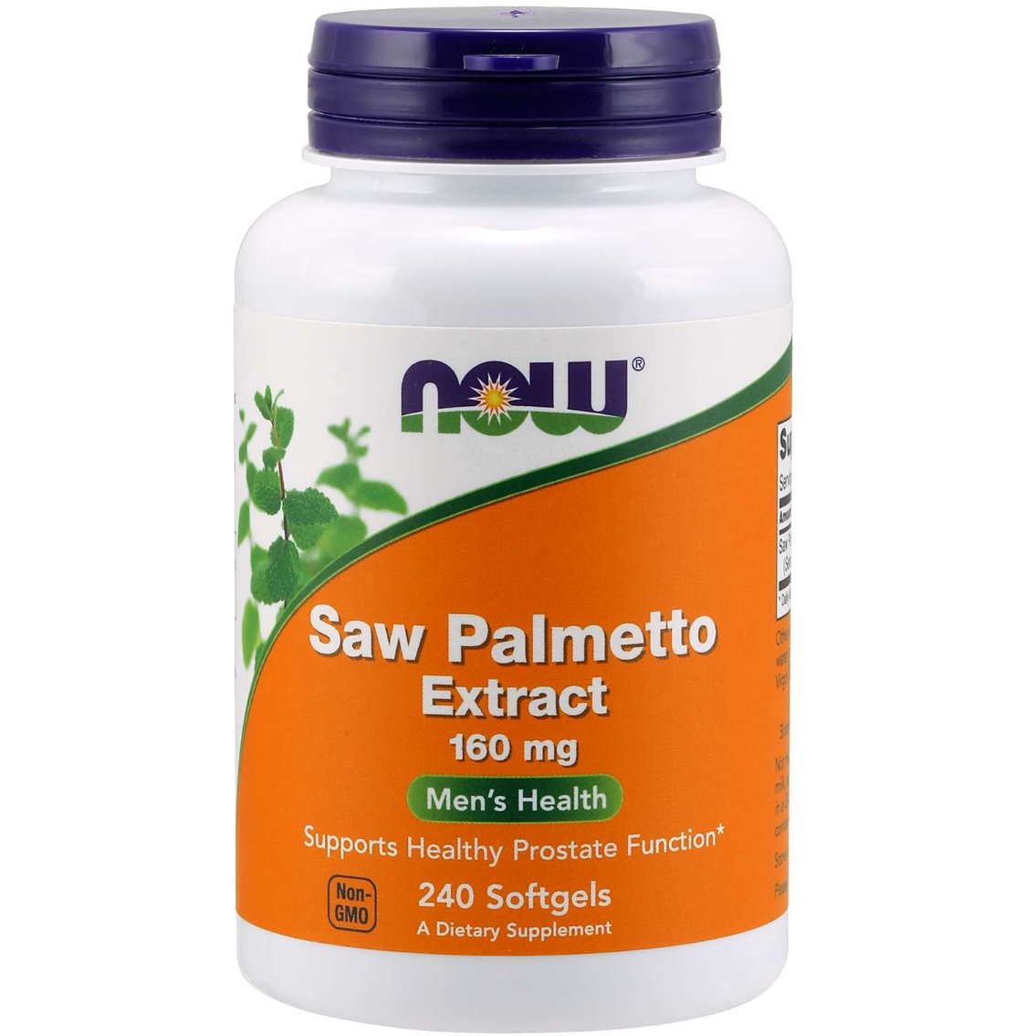 Palma Sabałowa NOW Foods Saw Palmetto Extract 160 mg 240 softgels - Sklep Witaminki.pl