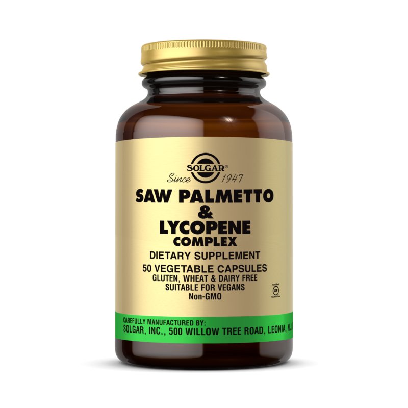 Solgar Saw Palmetto and Lycopene Complex 50 caps Palma Sabałowa - Sklep Witaminki.pl