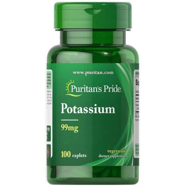 Puritan's Pride Potas Glukonian 99 mg 100 tabs Potas - Sklep Witaminki.pl
