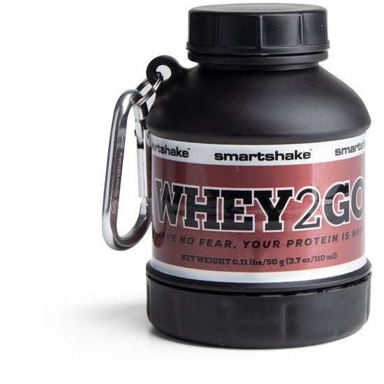 PowderBox SmartShake Whey2Go Funnel Black Czarny 110 ml - Sklep Witaminki.pl